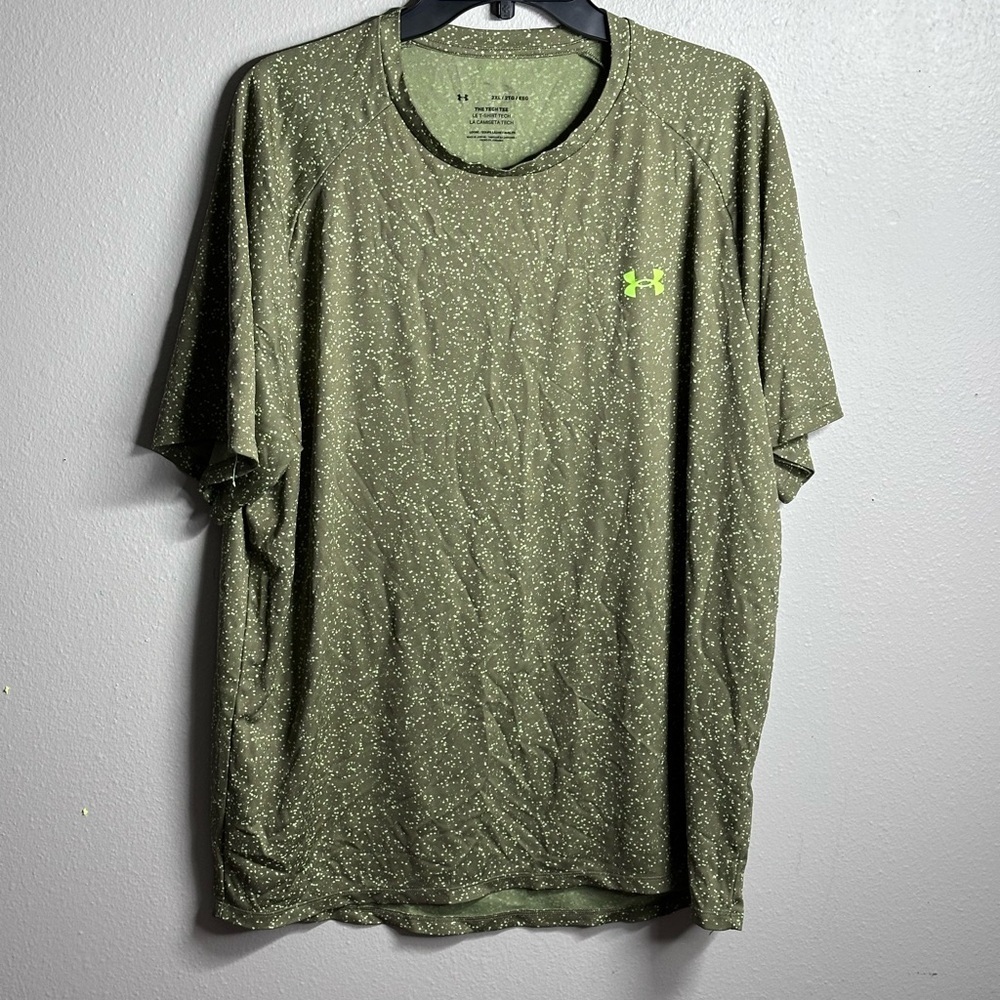 Under Armour Men Activewear Green The Tech‎ Tee Loose Size 2XL.